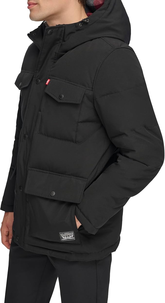 Levi's Men's Arctic Cloth Quilted Performance Parka Jacket