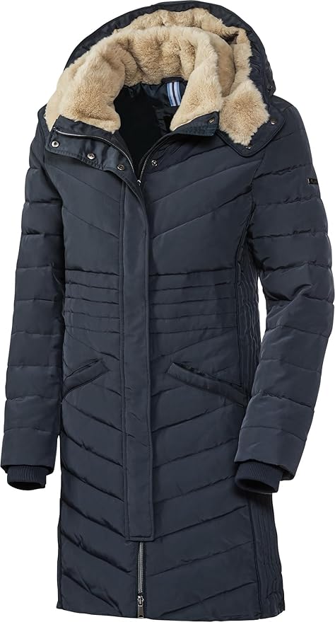 Emilia Parker Damen Wintermantel – Warm Gefütterter Parka, Lang & Tailliert mit Teddyfutter | Winterjacke – Die Linie