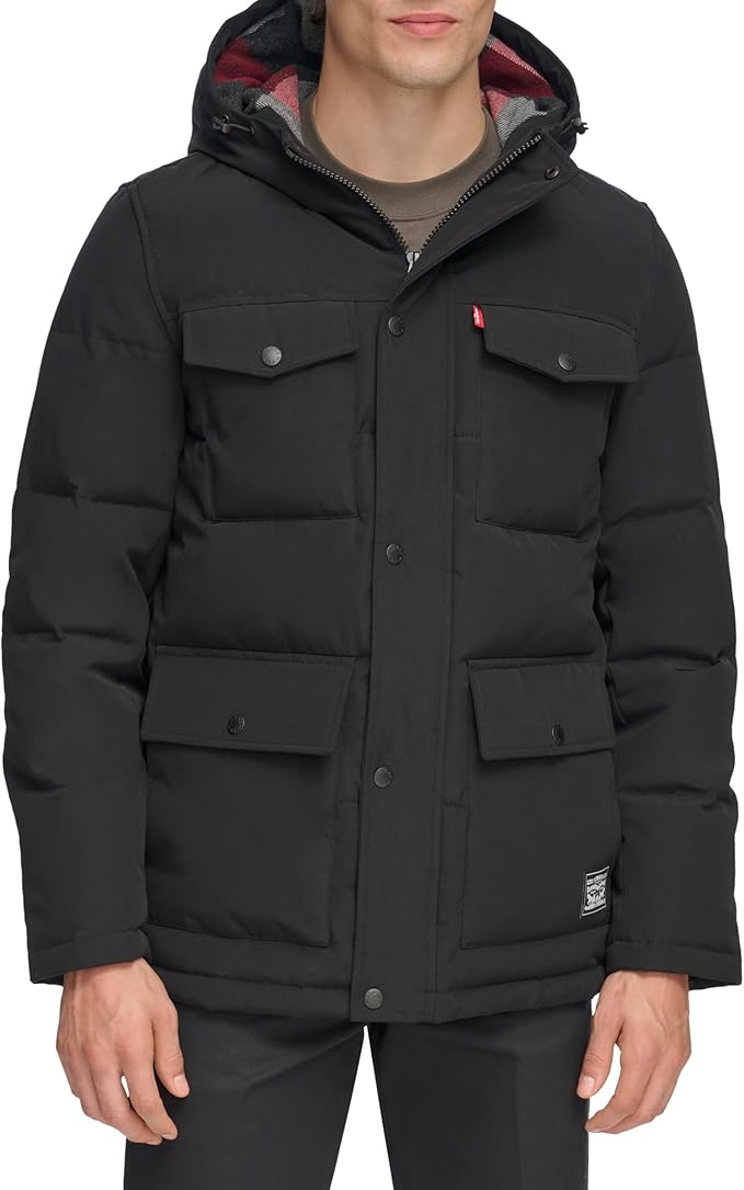 Levi's Men's Arctic Cloth Quilted Performance Parka Jacket