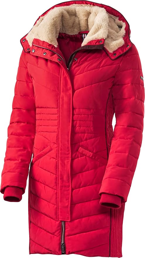 Emilia Parker Damen Wintermantel – Warm Gefütterter Parka, Lang & Tailliert mit Teddyfutter | Winterjacke – Die Linie