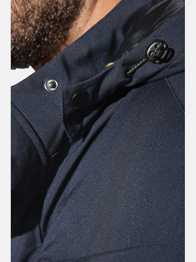 Jan Vanderstorm Finnlund Men's Functional Winter Jacket, Wind and Water-Repellent, Removable Hood, Size 54-74