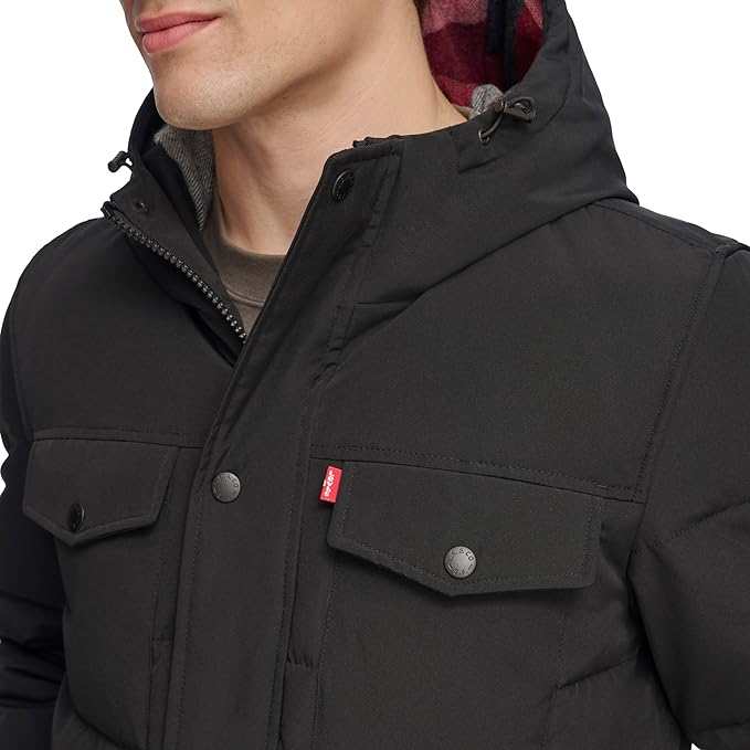 Levi's Men's Arctic Cloth Quilted Performance Parka Jacket