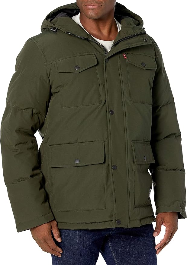 Levi's Men's Arctic Cloth Quilted Performance Parka Jacket