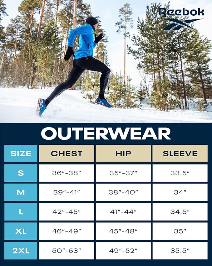 Reebok Men's M Stretch Puffer Jacket Modern